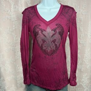 Grunge y2k Laculture long sleeve top